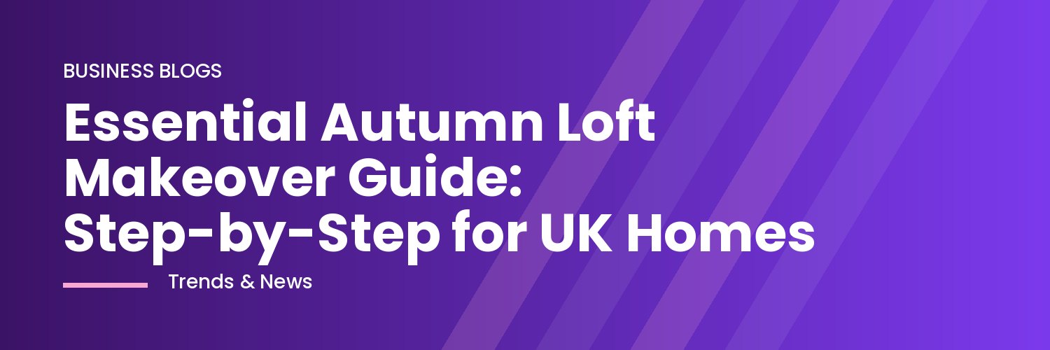 A modern UK loft space transformed for autumn storage and insulation