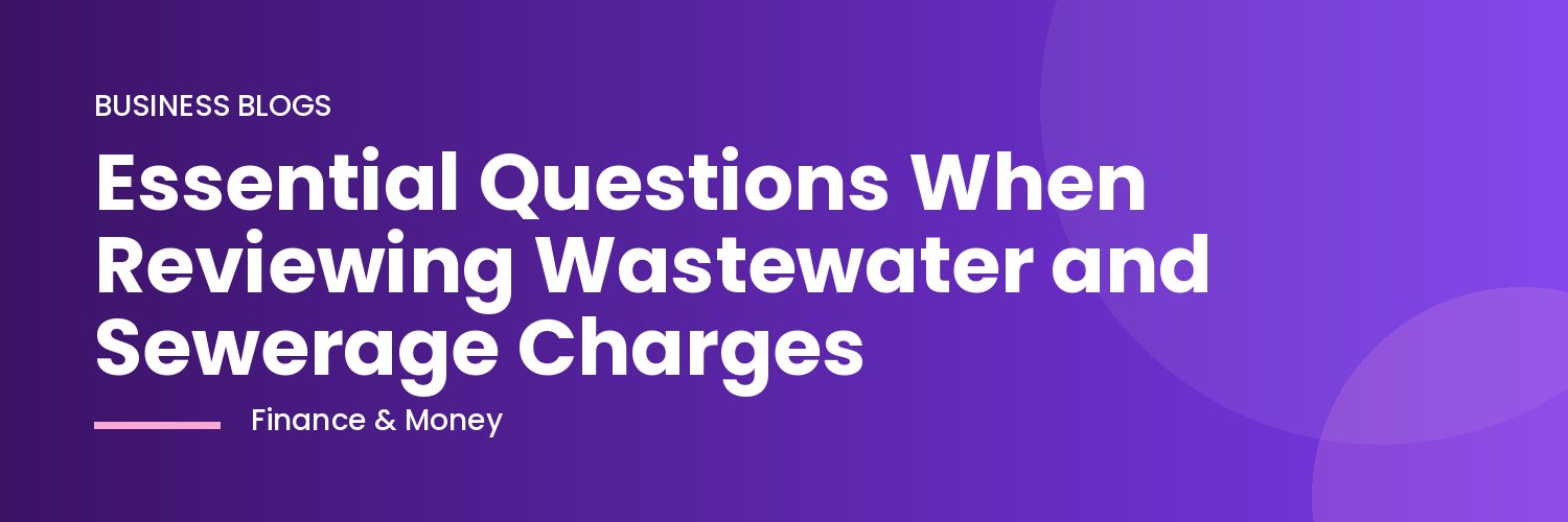 Charity staff reviewing wastewater and sewerage bills in autumn